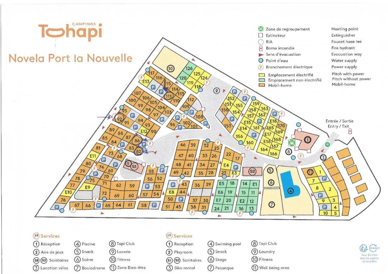 Mobil Home 4-5 Personnes Port La Nouvelle Luaran gambar